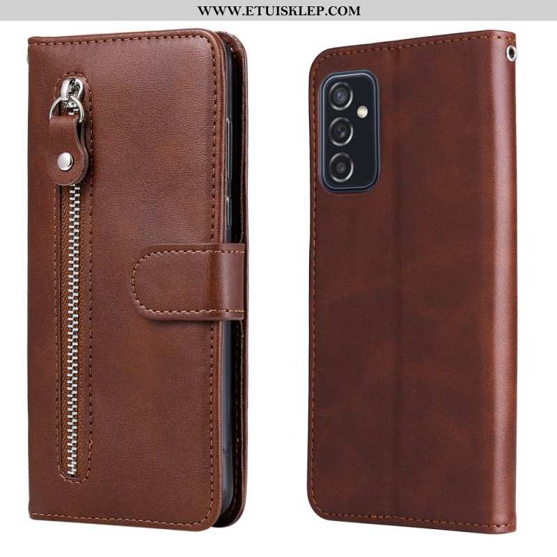 Etui Folio do Samsung Galaxy M52 5G Zamek Błyskawiczny